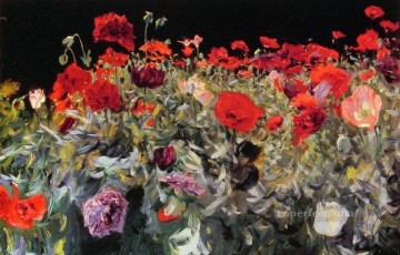 フラワーズ Painting - ポピーの風景 ジョン・シンガー・サージェント 印象派 花